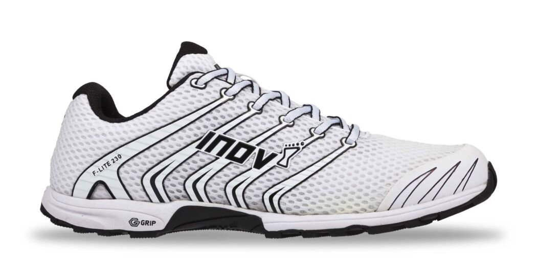 Inov-8 F-lite G 230 Mens Trainers White/Black Philippines 81305KNHX